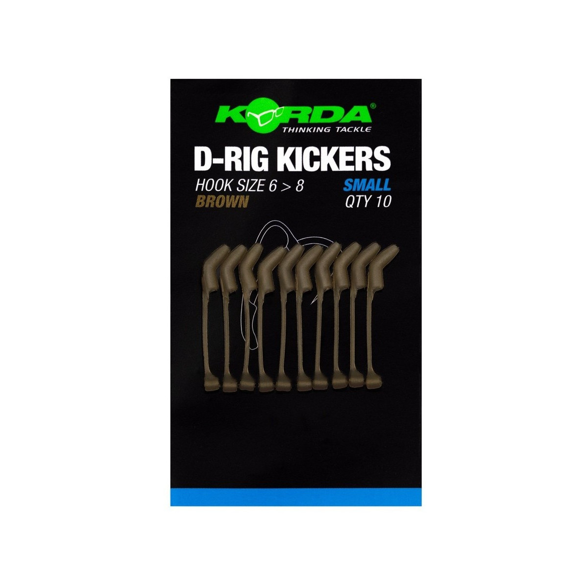 Pozycjonery haczyka Korda D-Rig Kickers BROWN - Small