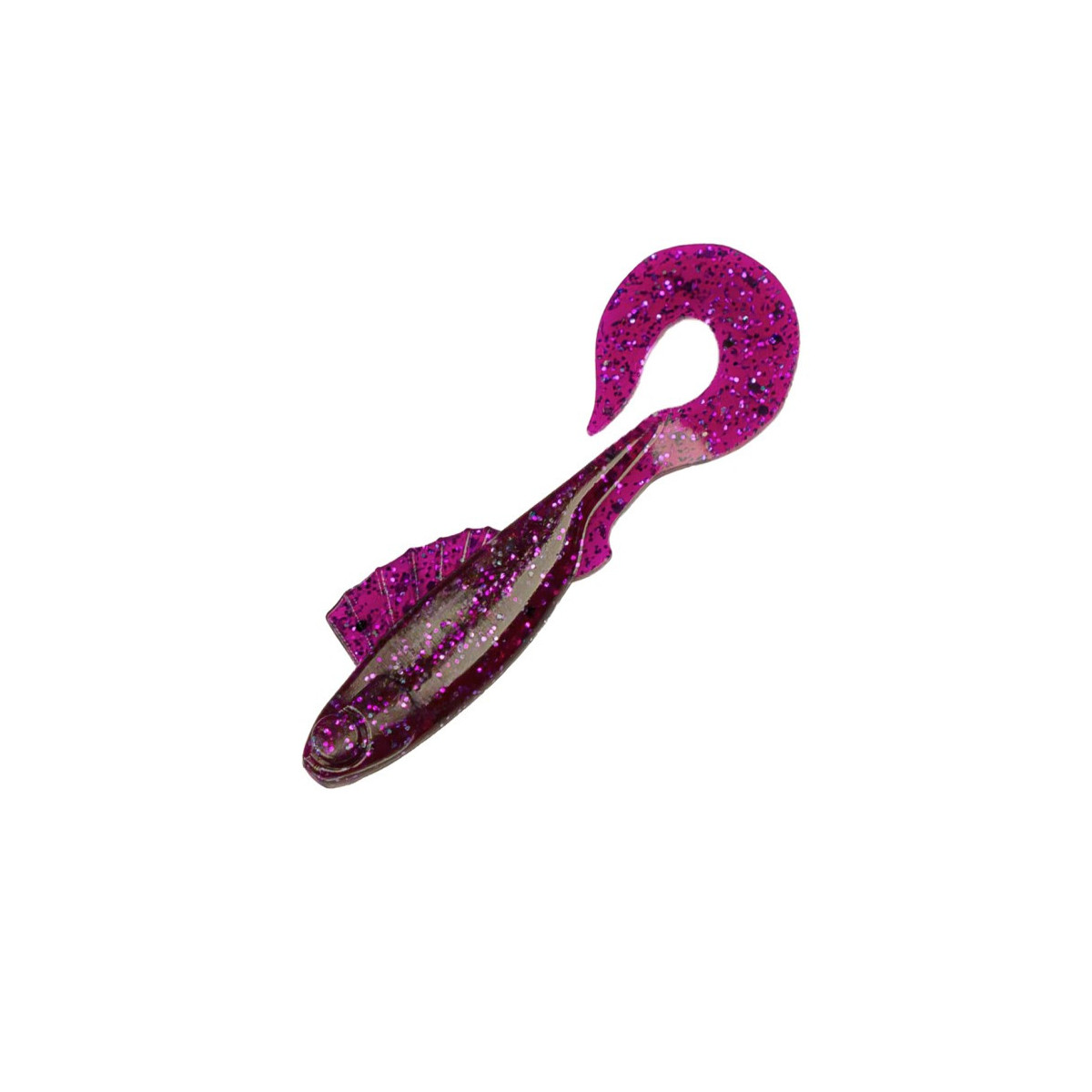 Gumy Perch Professor Flirty Twist 2.5" / 6.5cm - 02 Purple Pepper