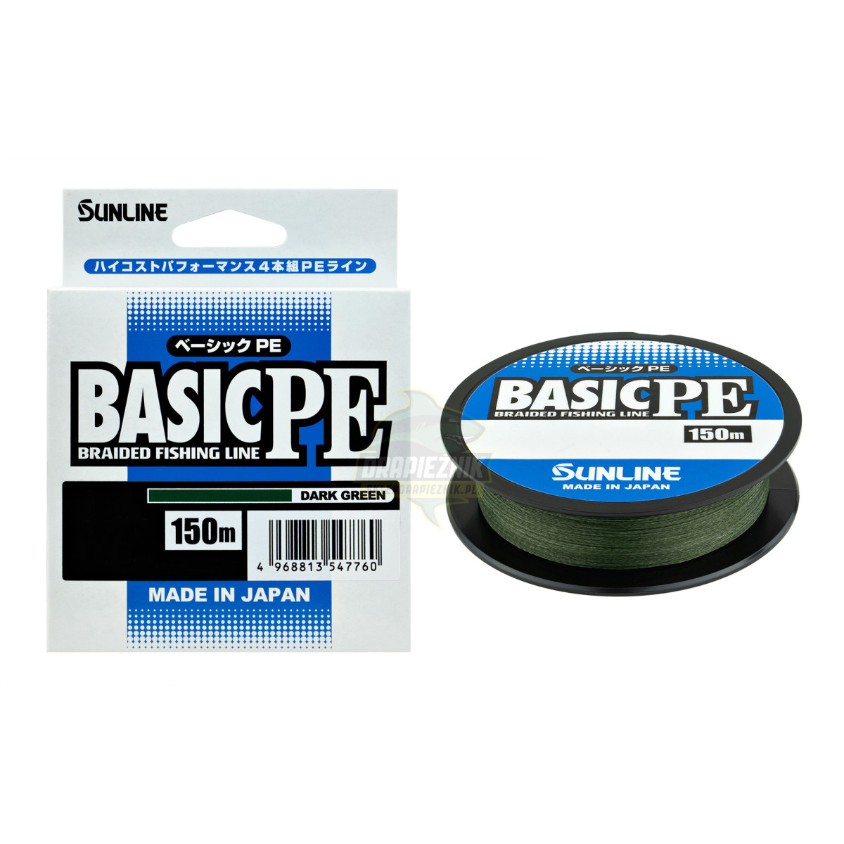 Plecionka Sunline Basic PE DARK GREEN 150m