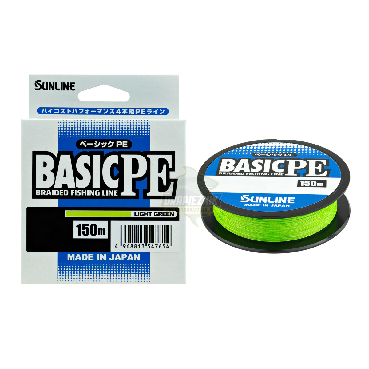 Plecionka Sunline Basic PE x4 LIGHT GREEN