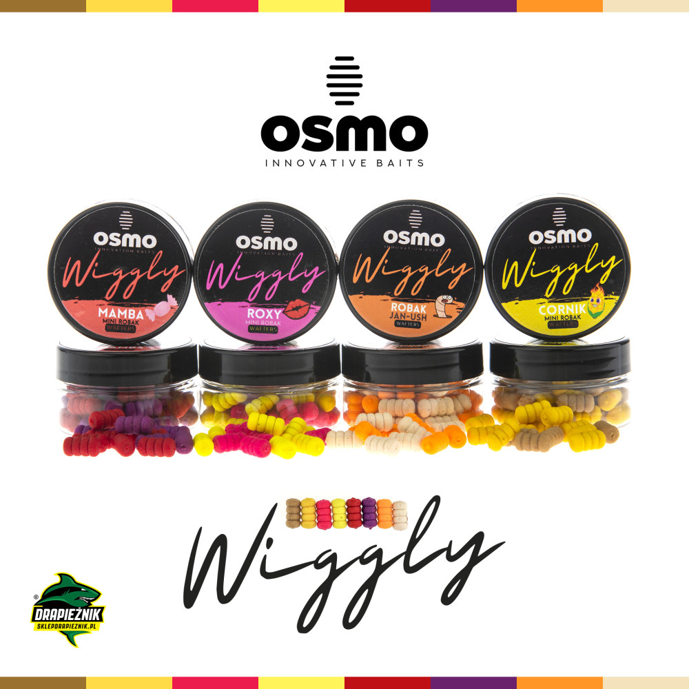 Przynęta Osmo Mini Robak Wiggly Wafters 12x6mm