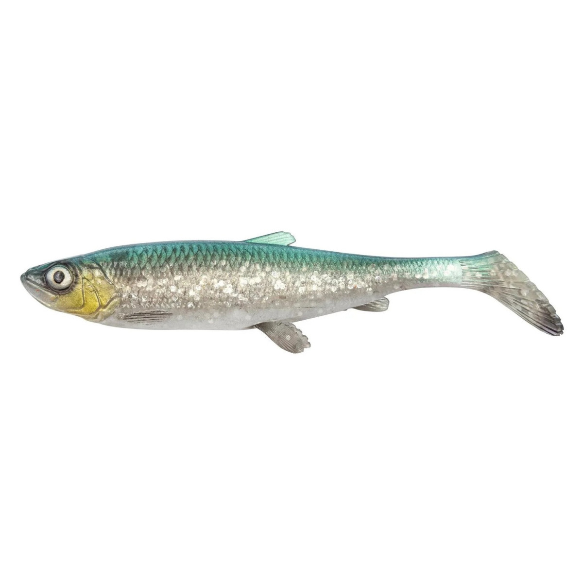 1610705 Gumy Savage Gear 3D Herring Shad V2 17.5cm 2 SZTUKI - Green Silver