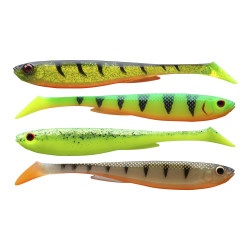 15100-701 Zestaw gum Daiwa Prorex Slim Shady 10.5cm - Flash Set