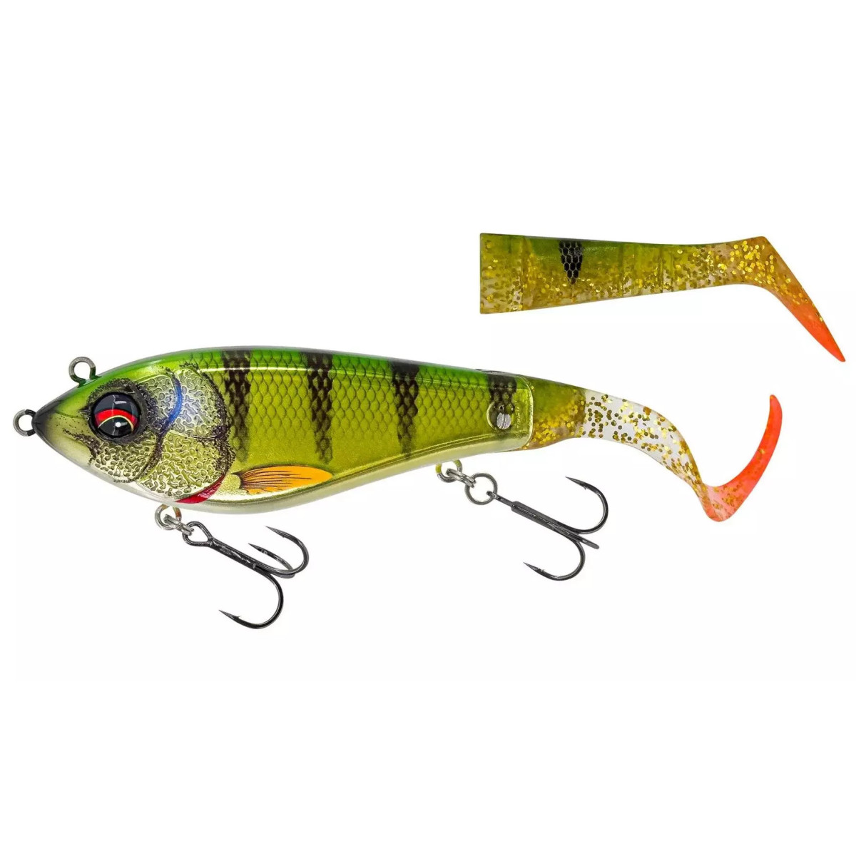 1625305 Wobler Savage Gear Deviator Tail 16.5cm - CHROME PERCH