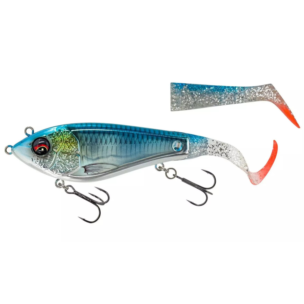 1625309 Wobler Savage Gear Deviator Tail 16.5cm - BLUE CHROME