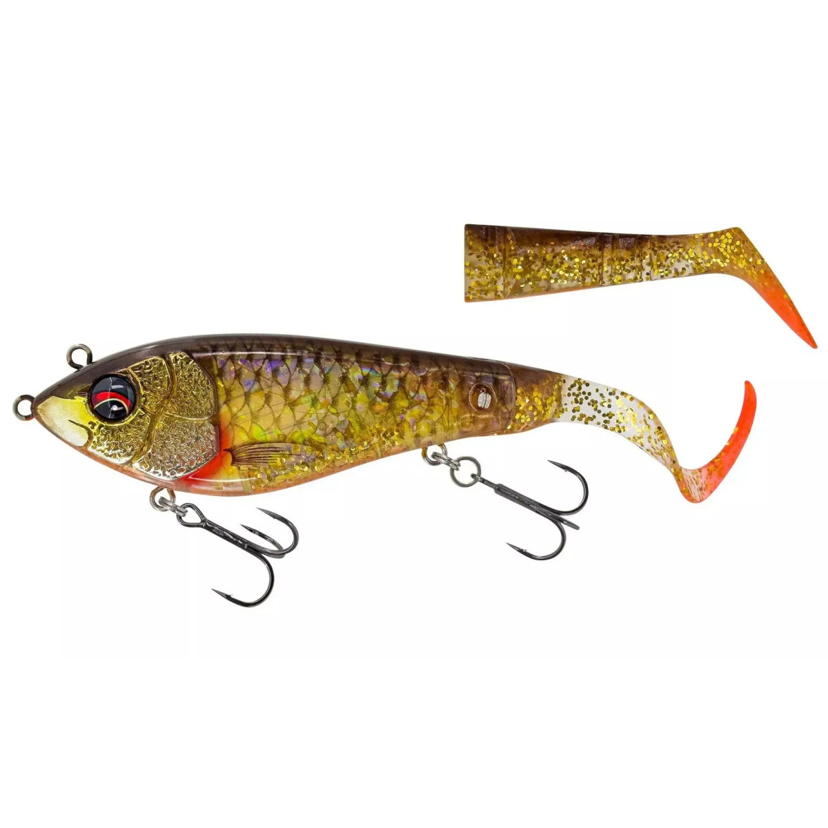 1625311 Wobler Savage Gear Deviator Tail 16.5cm - DIRTY ROACH GLITTER