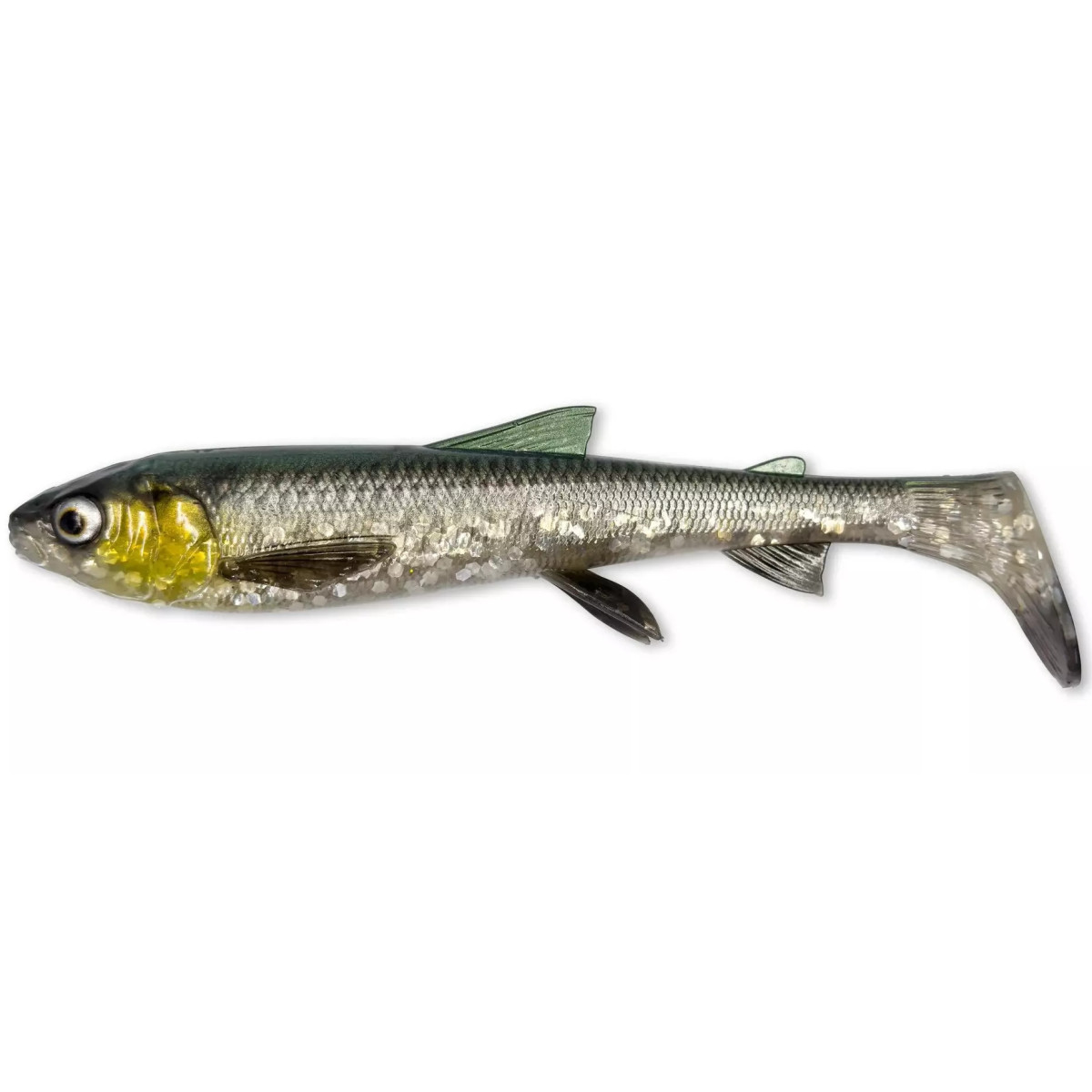 1632098 Gumy Savage Gear 3D Whitefish Shad 15cm - GREEN SILVER