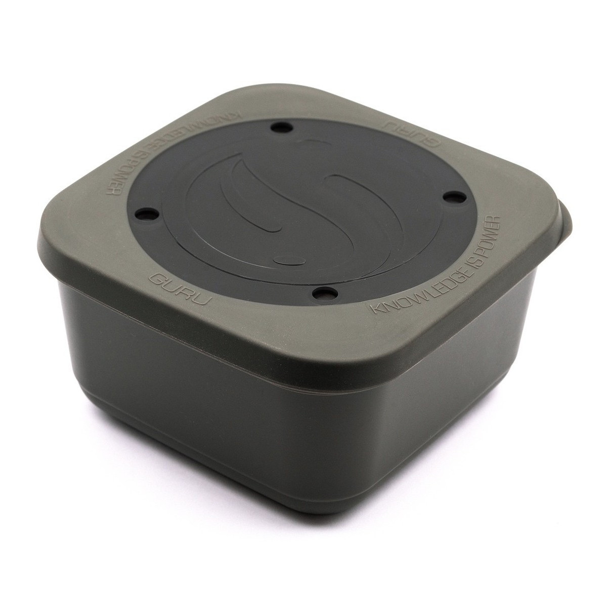 Pudełko na przynęty Guru Bait Box Solid Lid GBB003 - Green / 3.3pint / 1.8litra