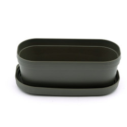 Pudełko na przynęty Guru Bait Box Solid Lid GBB001 - Green / 1.1pint / 0.6litra