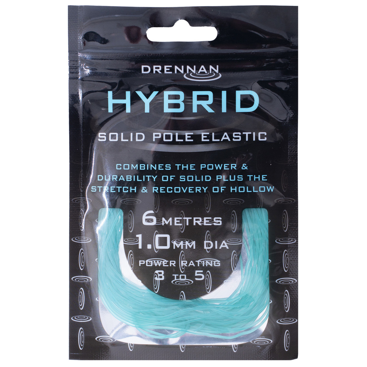 Amortyzator Drennan Hybrid Solid Elastic 6m - 1,0mm / AQUA