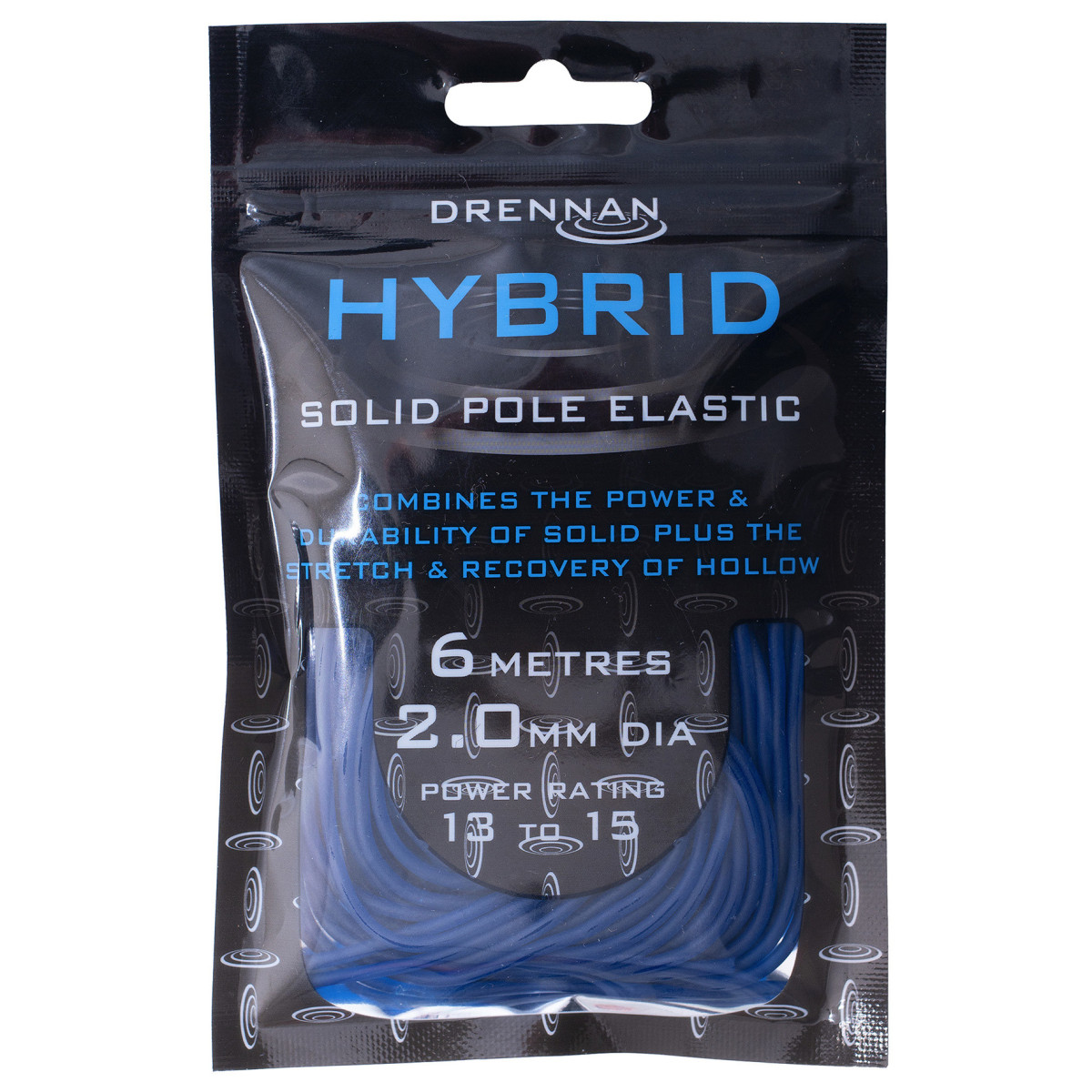 TOAC06 Amortyzator Drennan Hybrid Solid Elastic 6m - 2,0mm / BLUE