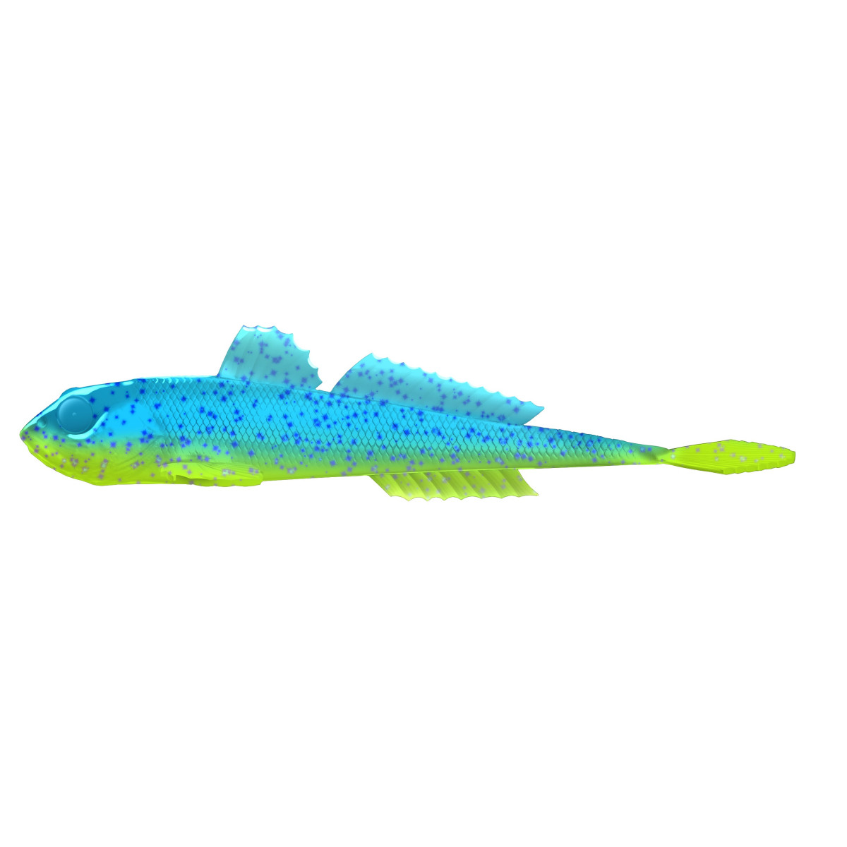 Libra Lures Gobio 7.3'' 18.6cm - 127 / LIME CHARTREUSE BLUE