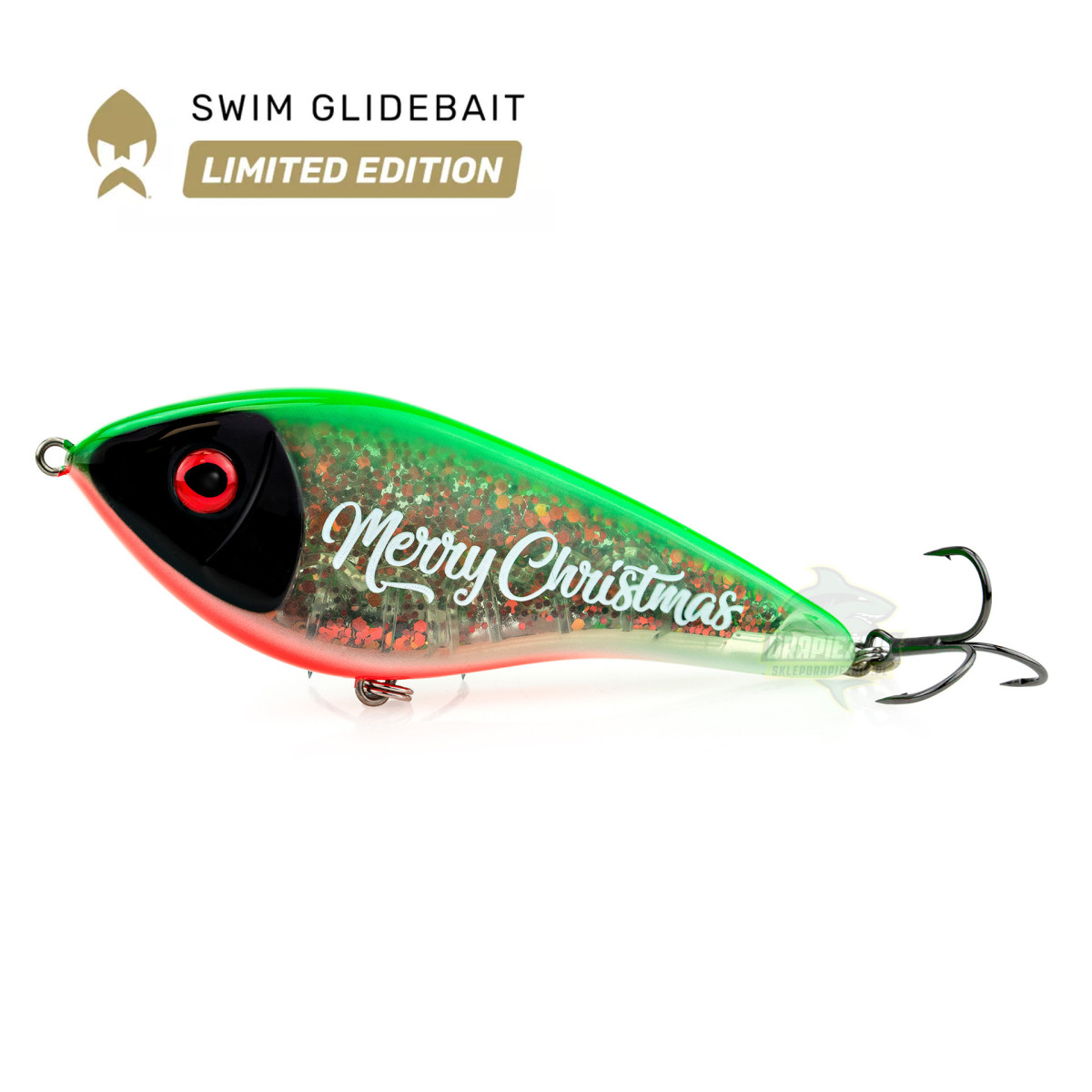 Wobler Westin Swim Glidebait 13.5cm SUSPENDING - Merry Christmas /LIMITED EDITION/