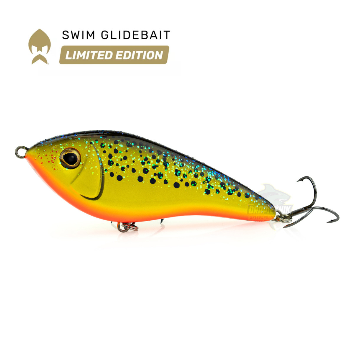 P036-885-015 Wobler Westin Swim Glidebait 12cm SUSPENDING - Herlequin /LIMITED EDITION/