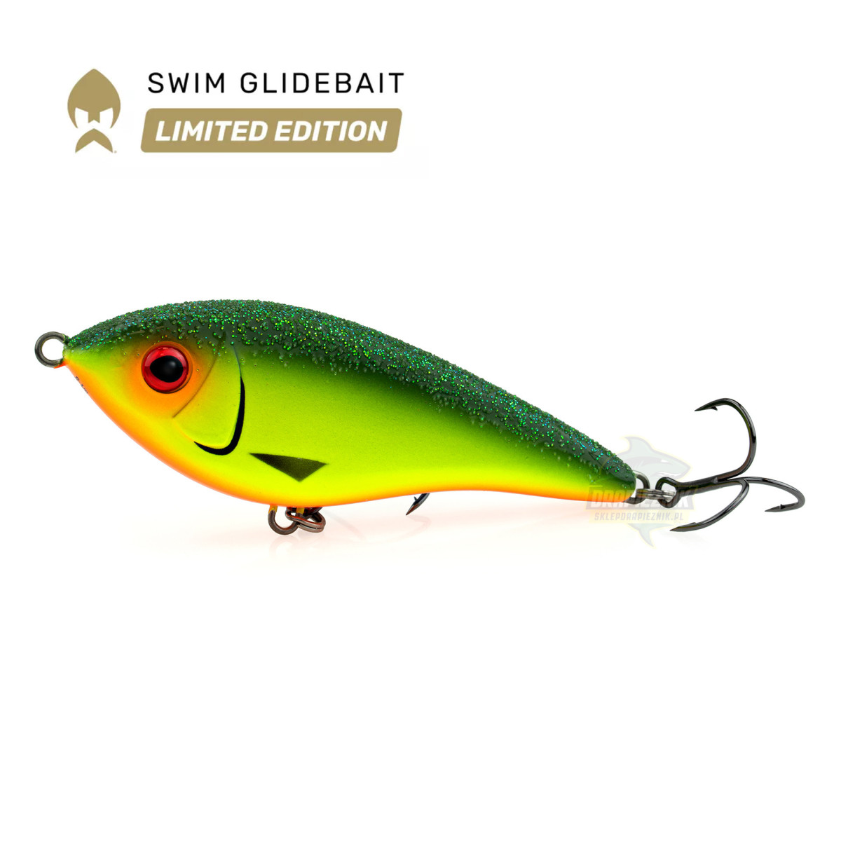 Wobler Westin Swim Glidebait 10cm LOW FLOATING - Lime Frog /LIMITED EDITION/