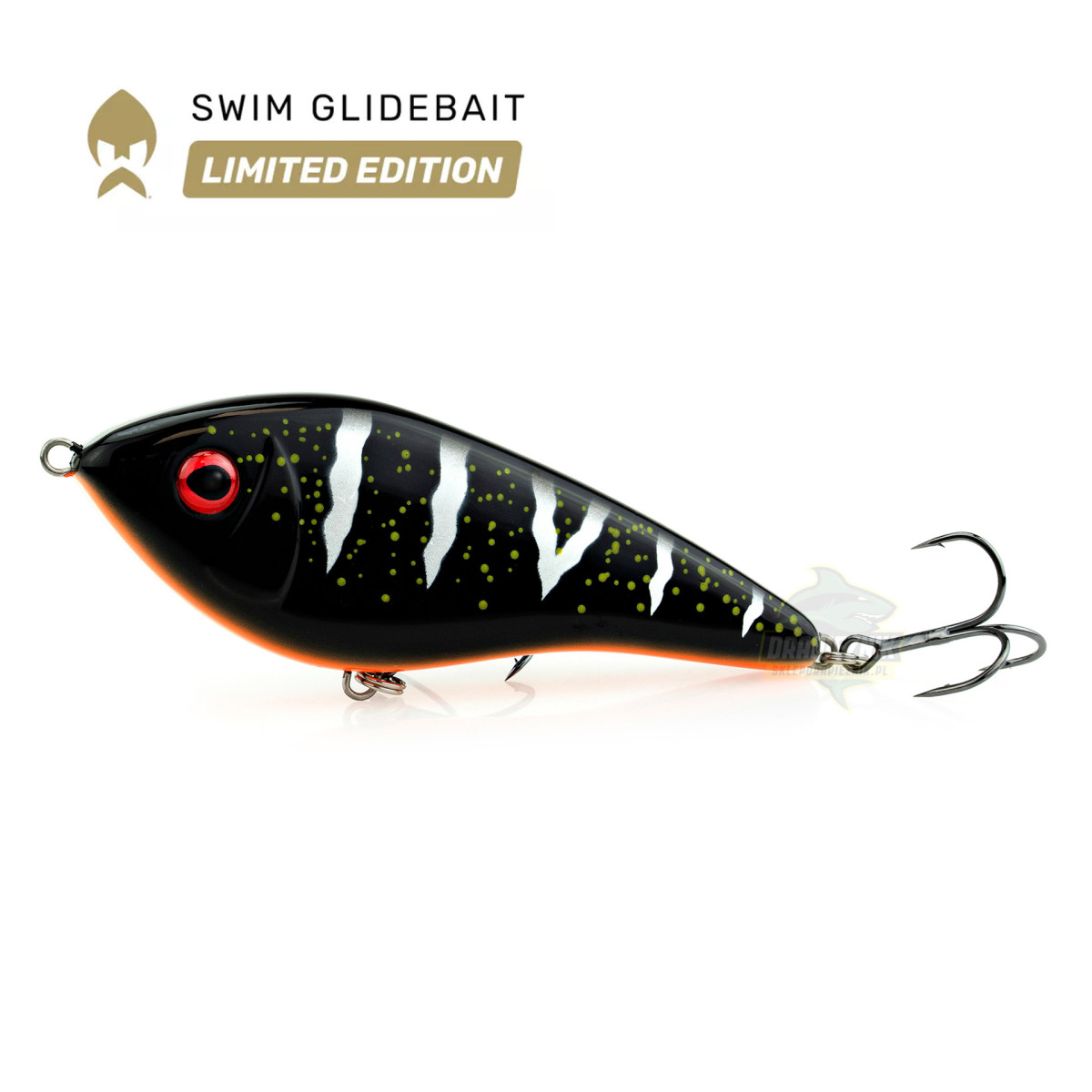 P036-886-015 Wobler Westin Swim Glidebait 12cm SUSPENDING - Black Shadow /LIMITED EDITION/