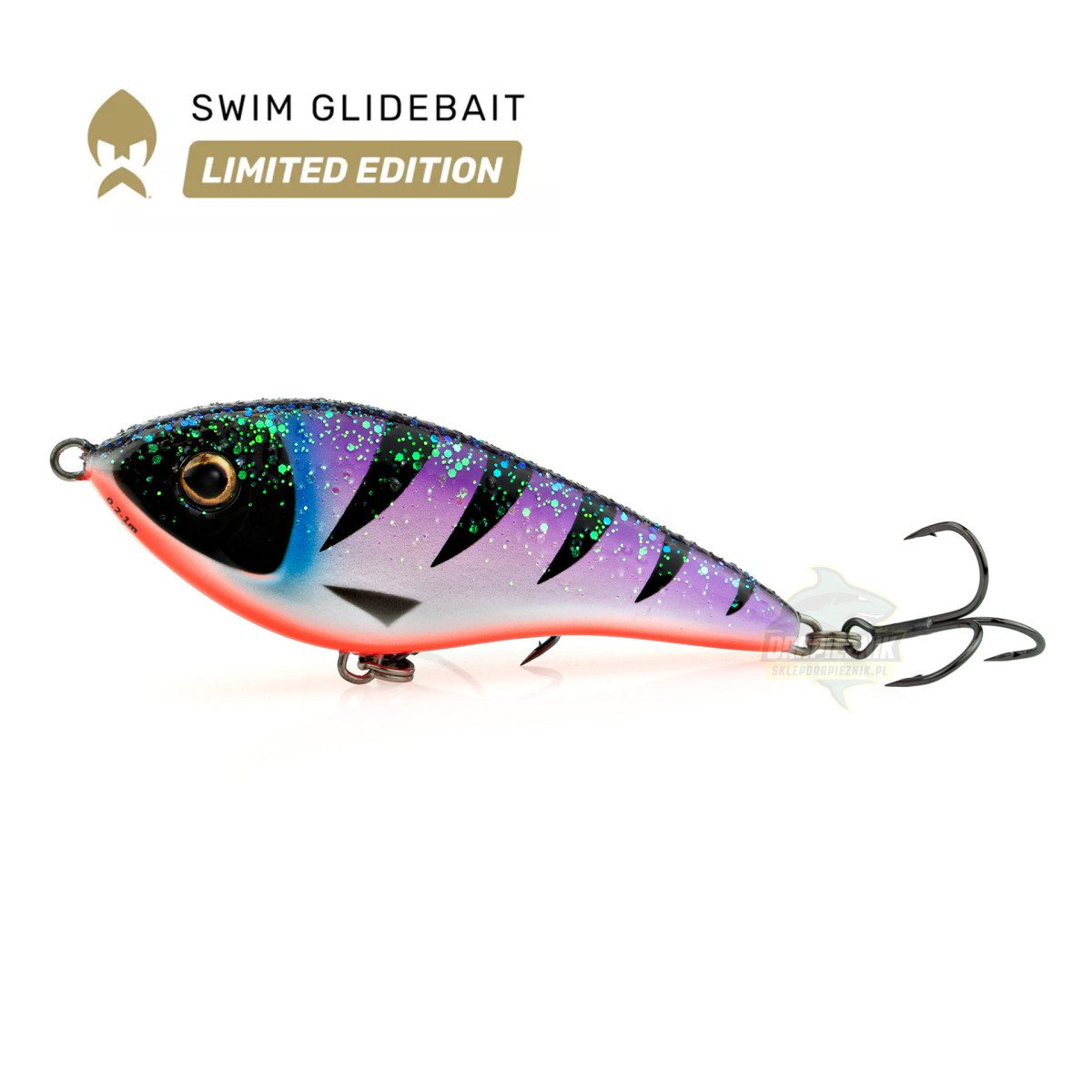 Wobler Westin Swim Glidebait 8cm SUSPENDING - Purple Haze /LIMITED EDITION/