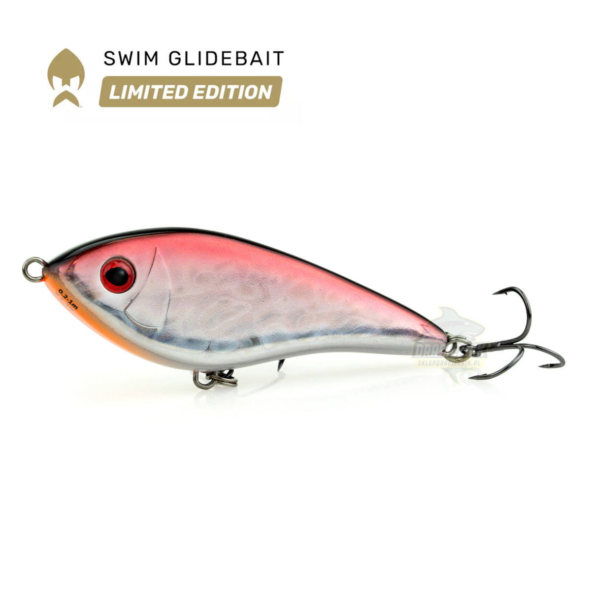 P036-899-051 Wobler Westin Swim Glidebait 8cm SUSPENDING - Purple Shiner /LIMITED EDITION/