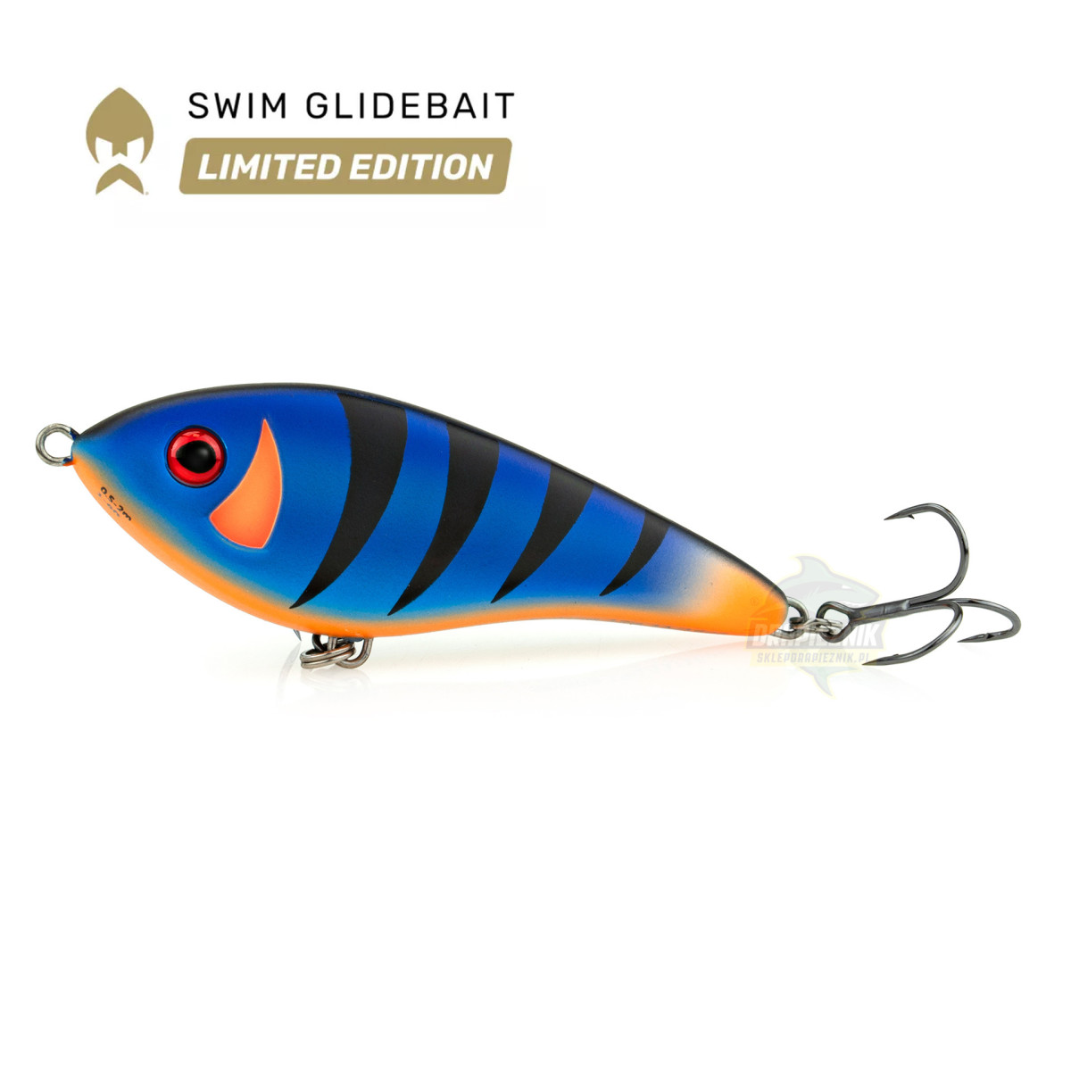 Wobler Westin Swim Glidebait 8cm SINKING - Blue Matte /LIMITED EDITION/