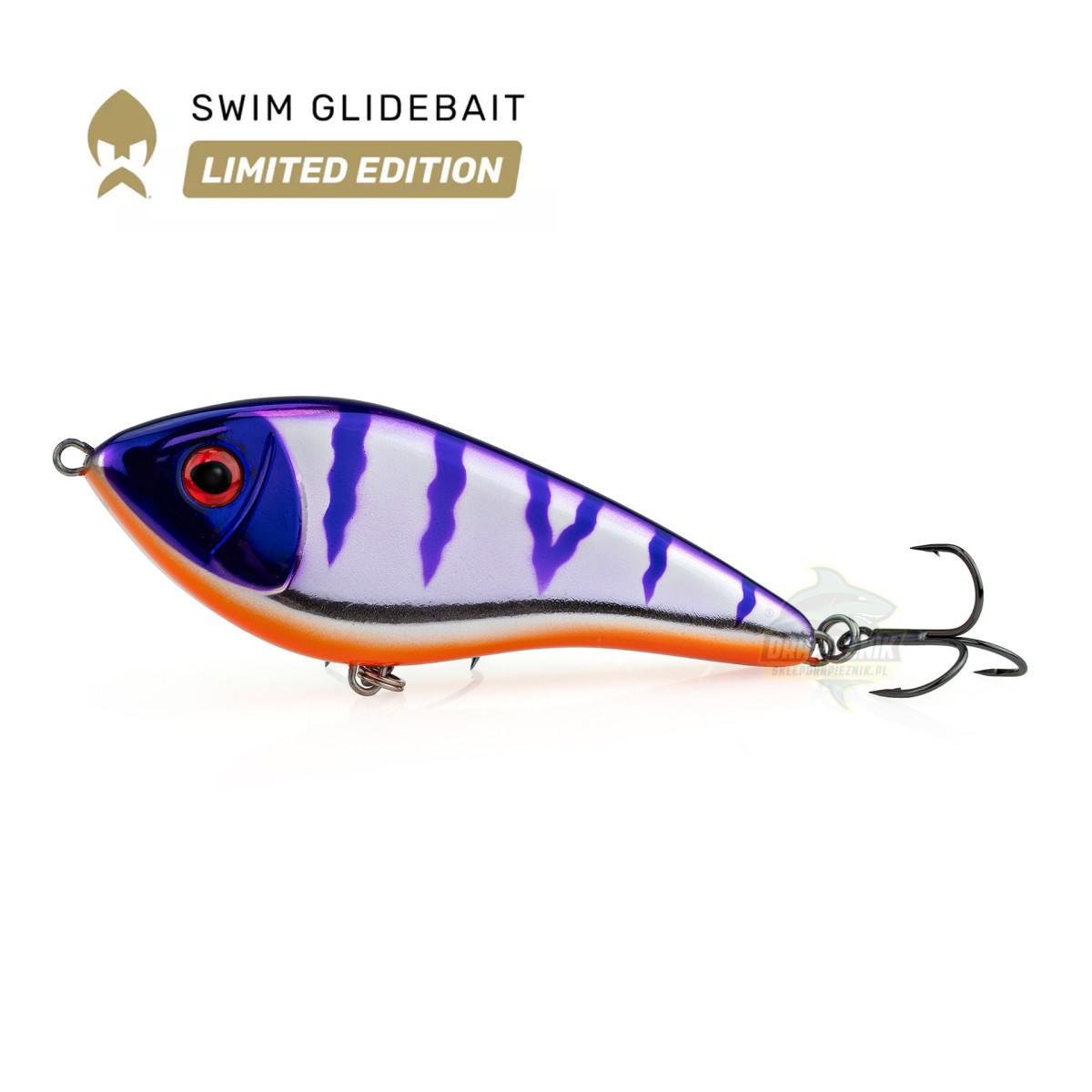 P036-893-016 Wobler Westin Swim Glidebait 12cm SINKING - Purple Danger /LIMITED EDITION/