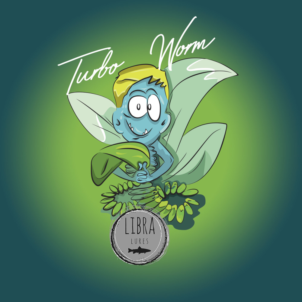 Libra Lures Turbo Worm 5.6cm