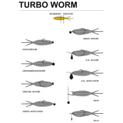 Libra Lures Turbo Worm 5.6cm