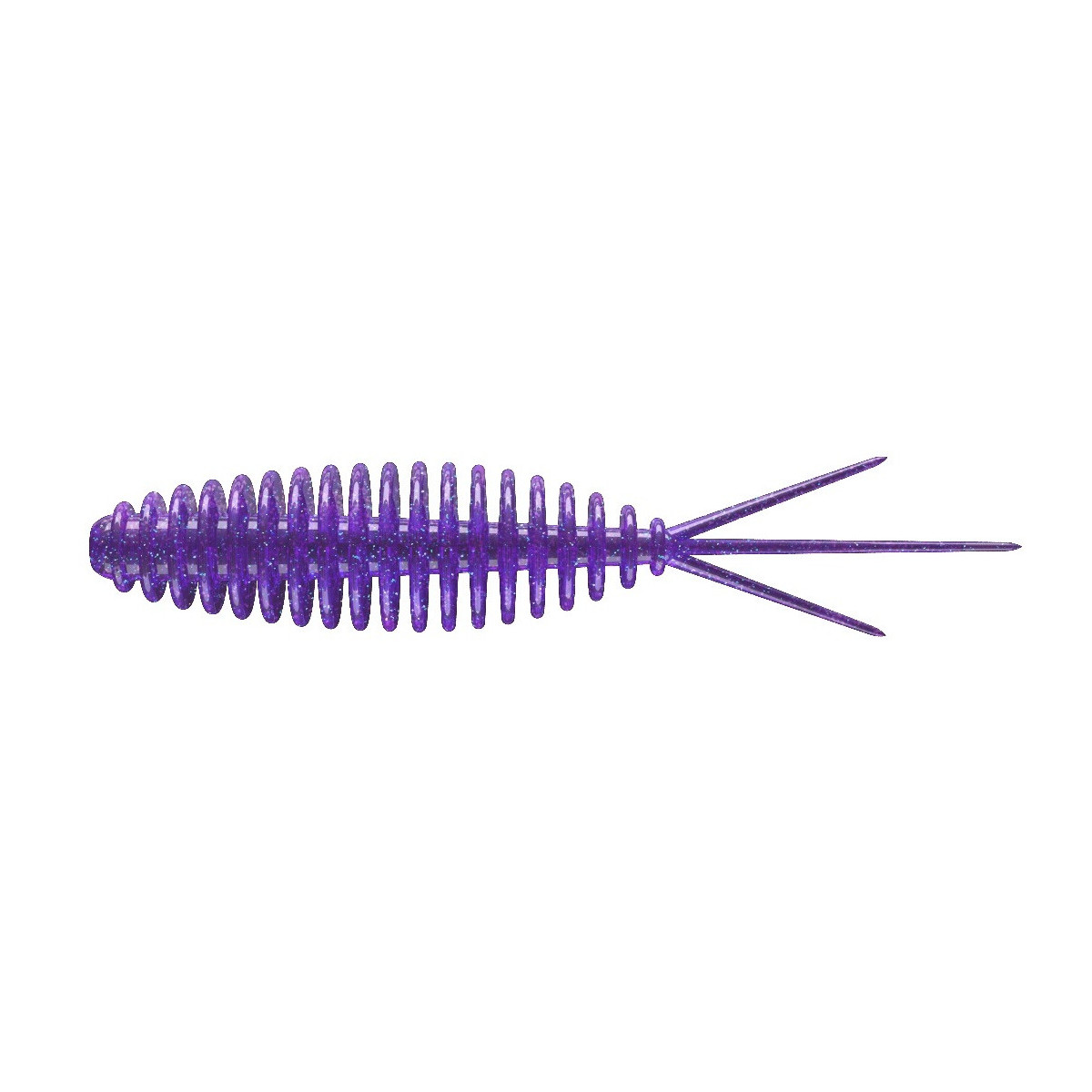 Libra Lures Turbo Worm Mini 3.5cm - 020 / PURPLE WITH GLITTER