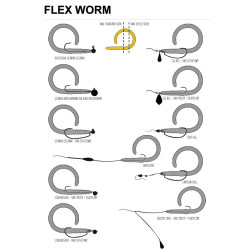 Libra Lures Flex Worm Junior 6.5cm