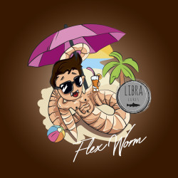 Libra Lures Flex Worm Junior 6.5cm