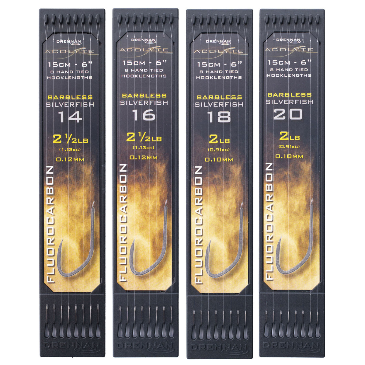 Przypony Drennan HOOK TO PLATE Acolyte Silverfish 15cm