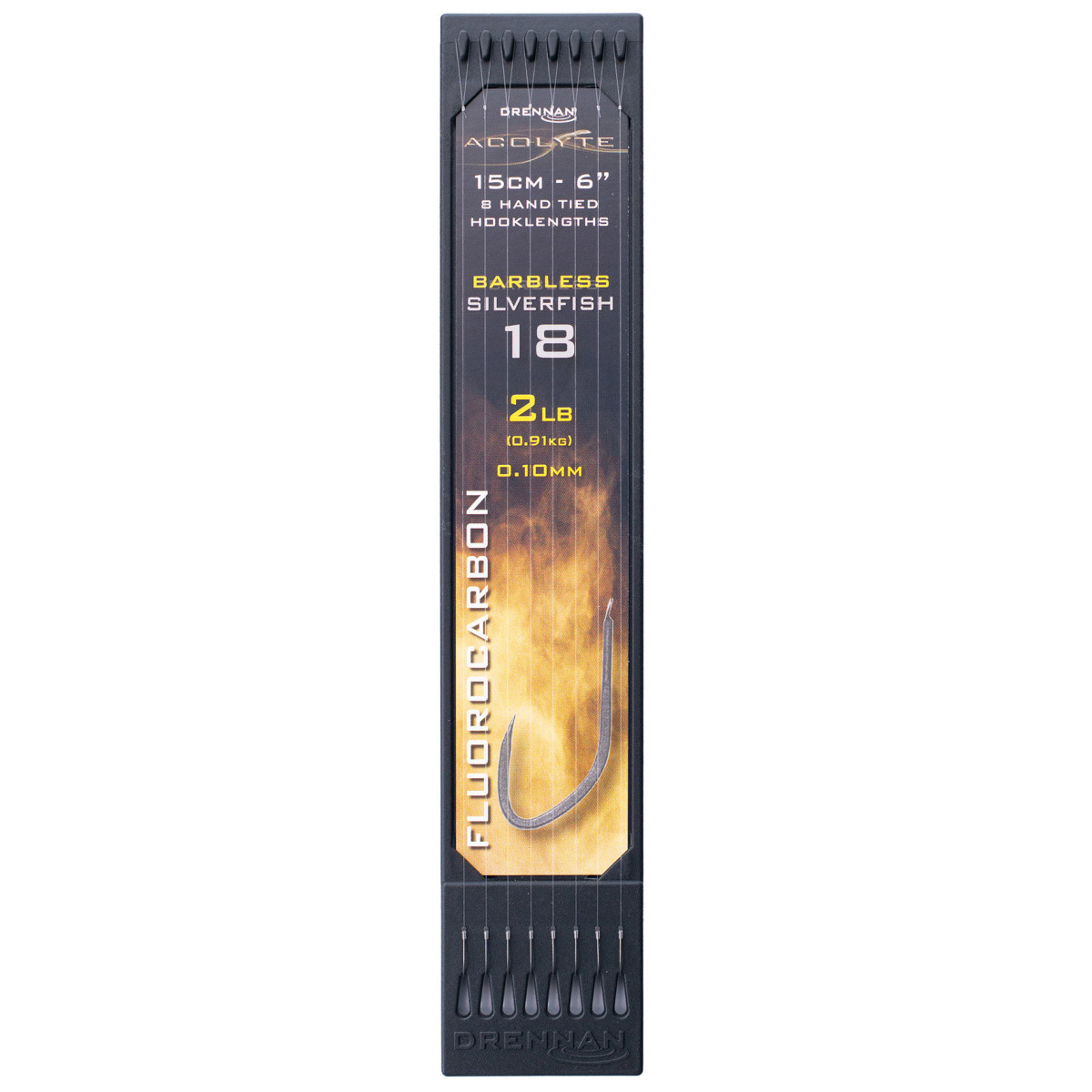 HNAA03 Przypony Drennan HOOK TO PLATE Acolyte Silverfish 15cm - roz.18