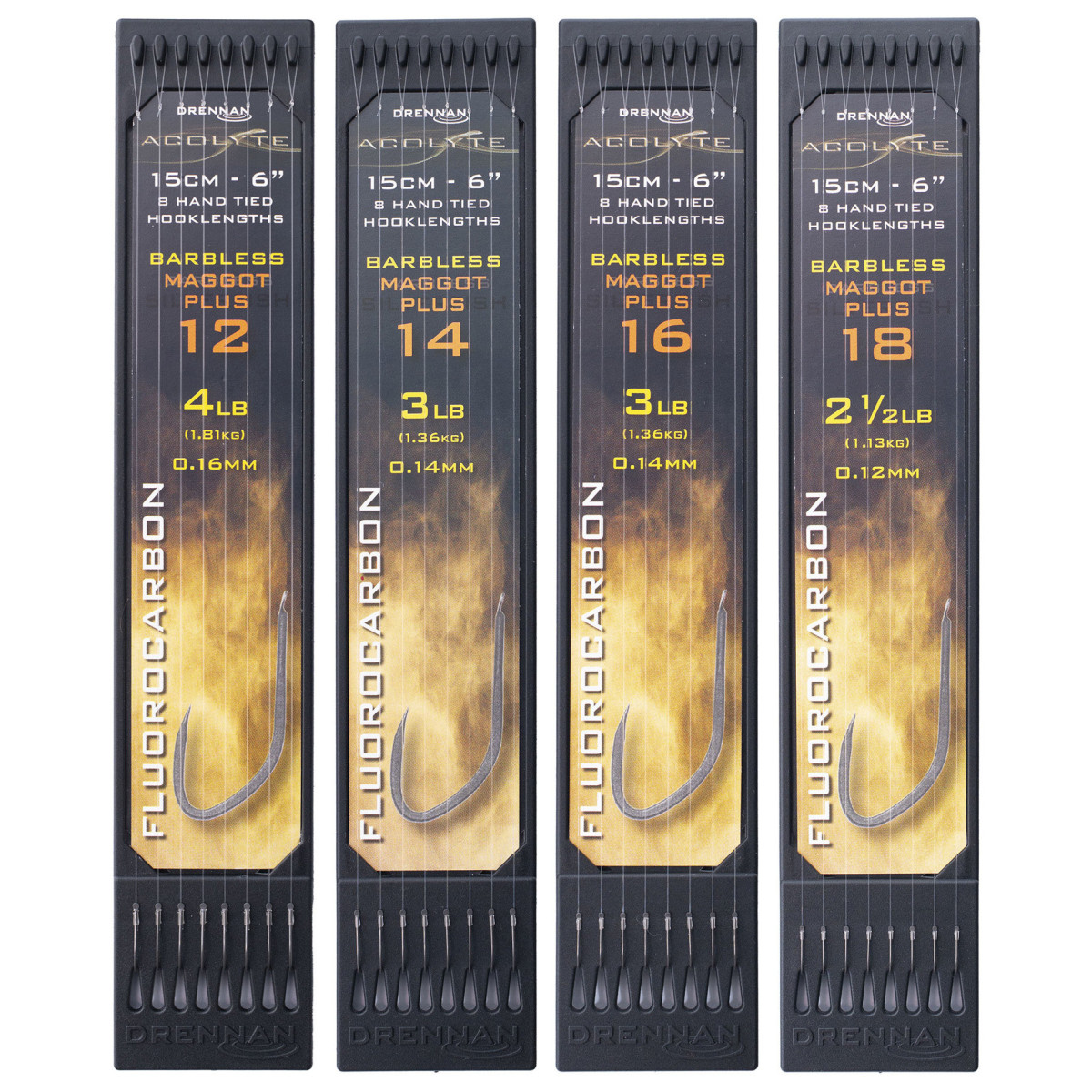 Przypony Drennan HOOK TO PLATE Acolyte Maggot Plus 15cm