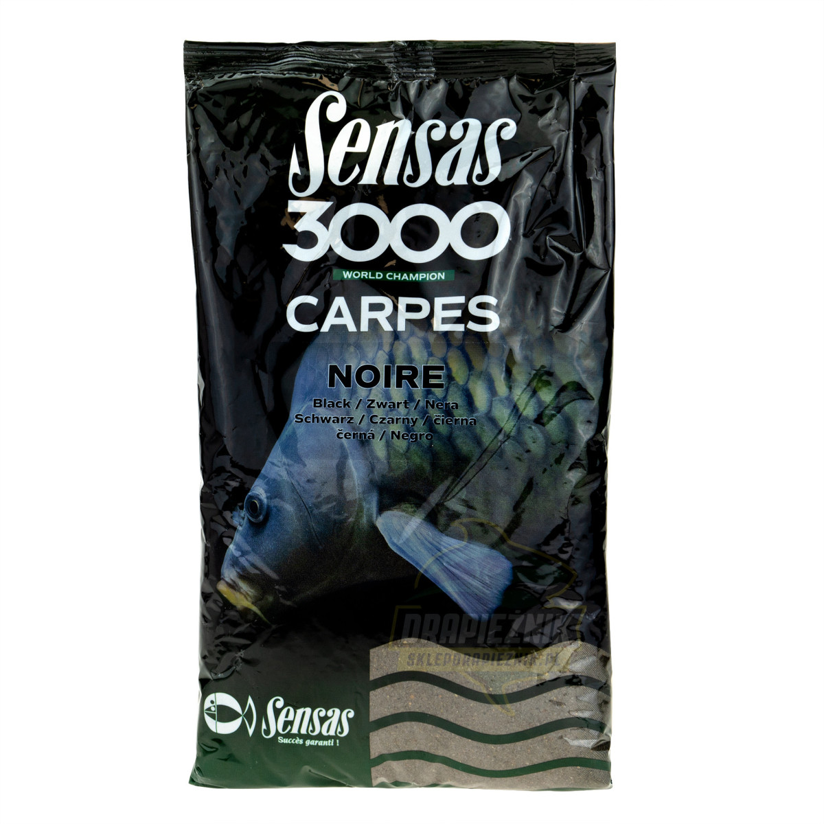 10181 Zanęta Sensas 1kg - 3000 Carpes Noire