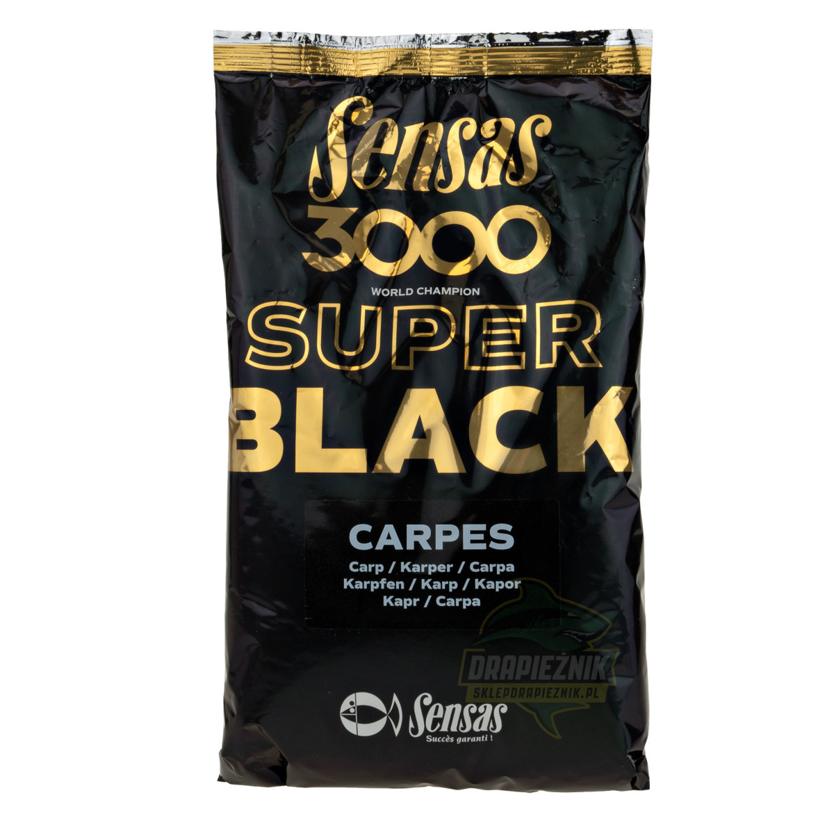 Zanęta Sensas 1kg - 3000 Super Black Carpe