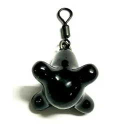 Ciężarek z krętlikiem do sondowania dna czarny