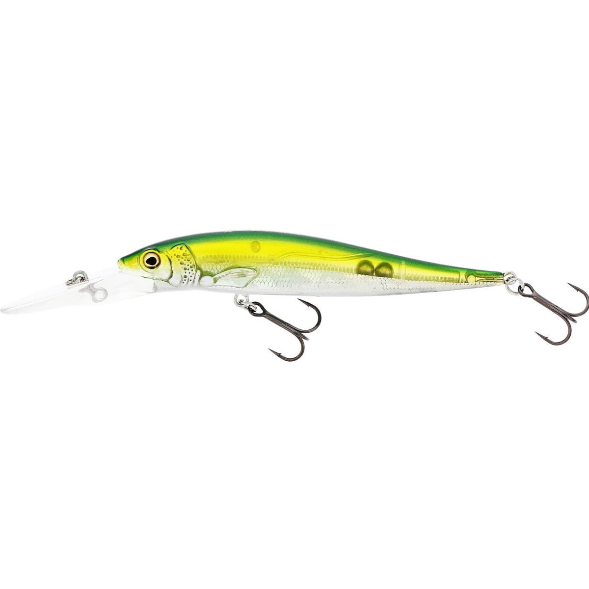 P071-636-214 Wobler Westin Jerkbite MR 7.5cm - Olive Minnow