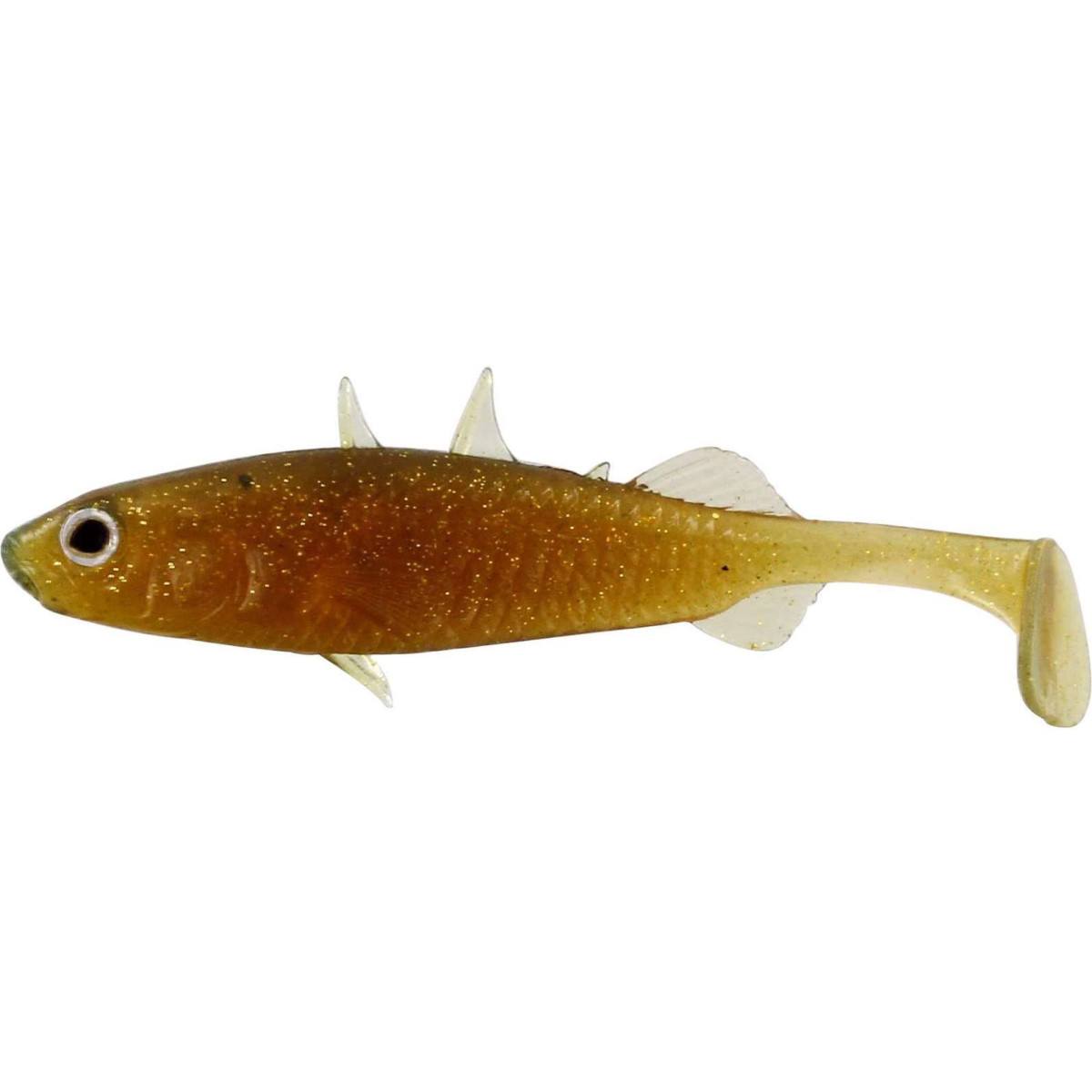 Przynęta gumowa Westin Stanley The Stickleback 7.5cm - Motoroil Gold