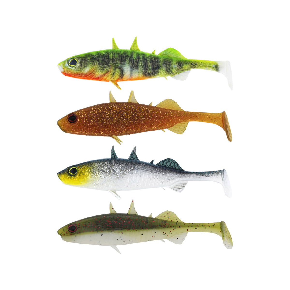 P228-991-219 Zestaw gum Westin Stanley The Stickleback 5.5cm - Dark Water Mix 9