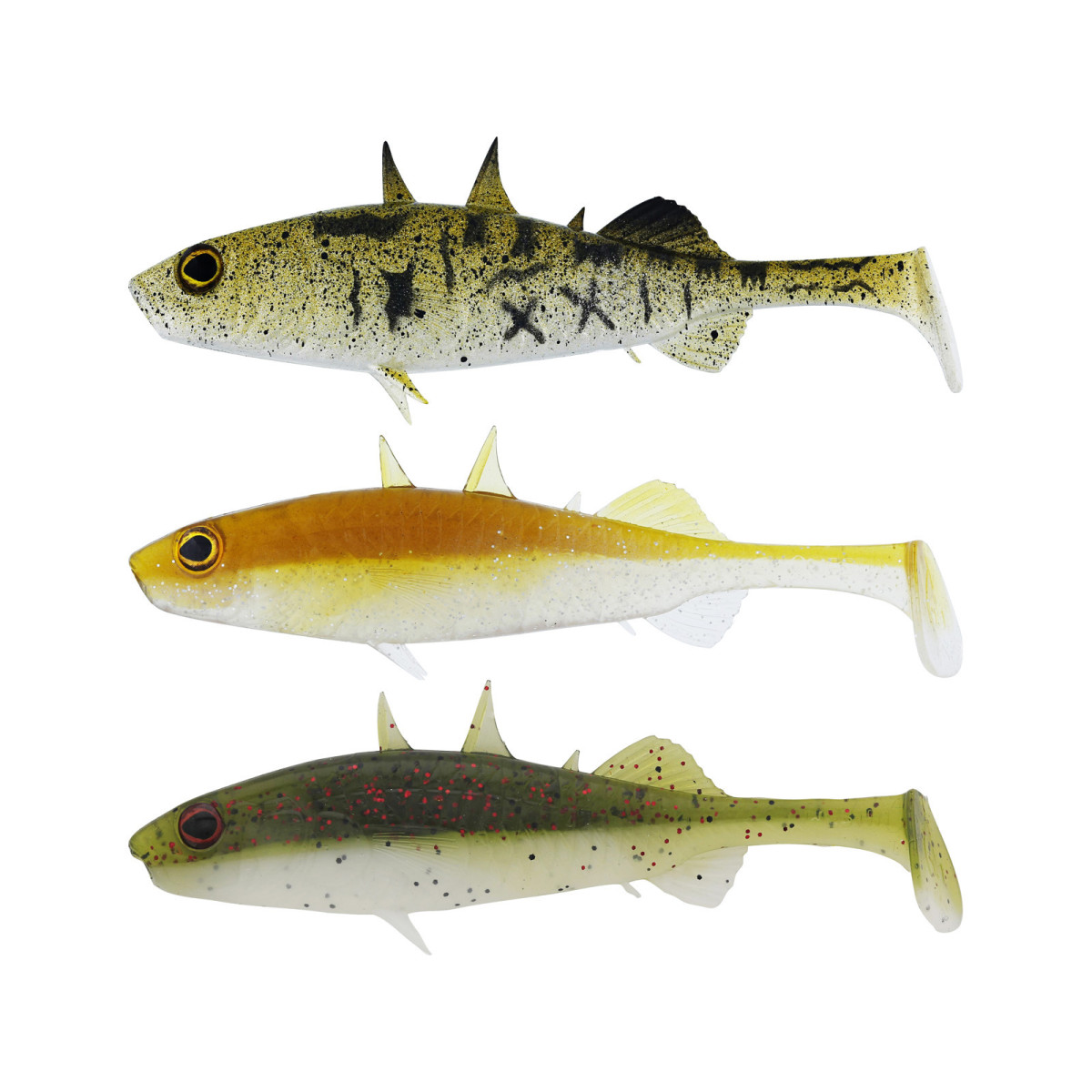 P228-1004-220 Zestaw gum Westin Stanley The Stickleback 7.5cm - Clear Water Mix 10