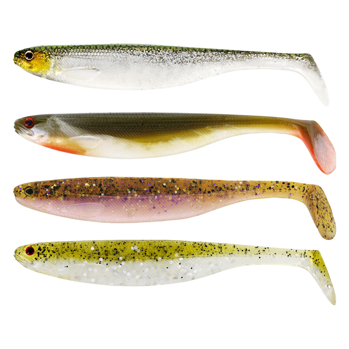 Zestaw gum Westin Shad Teez Slim 7.5cm - Clear Water Mix 18