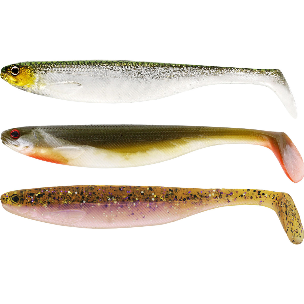 P022-1019-010 Zestaw gum Westin Shad Teez Slim 10cm - Clear Water Mix 19