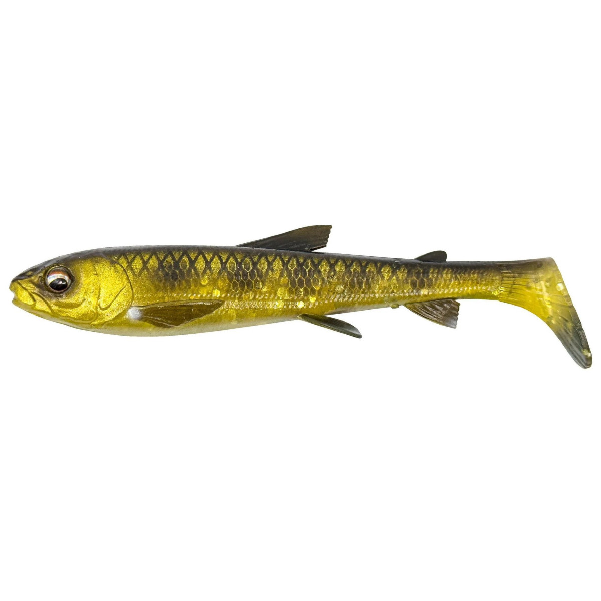 1632018 Gumy Savage Gear 3D Whitefish Shad 12cm - BLACK GOLD