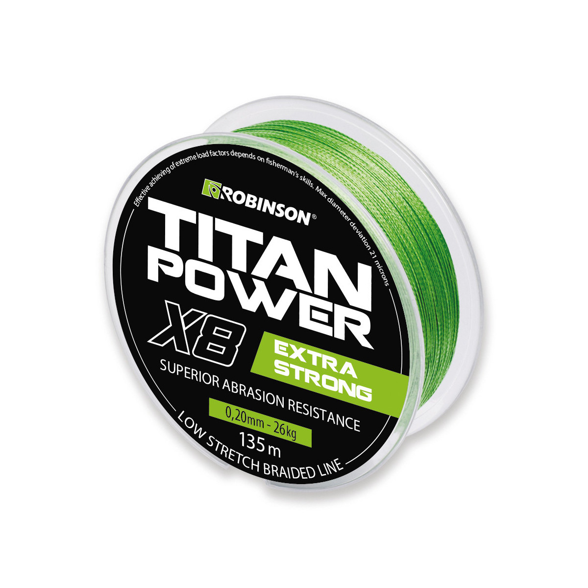 Plecionka Robinson Titan Power X8 135m