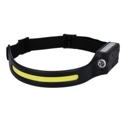 Latarka czołowa Mikado z paskiem LED - AML01-2213