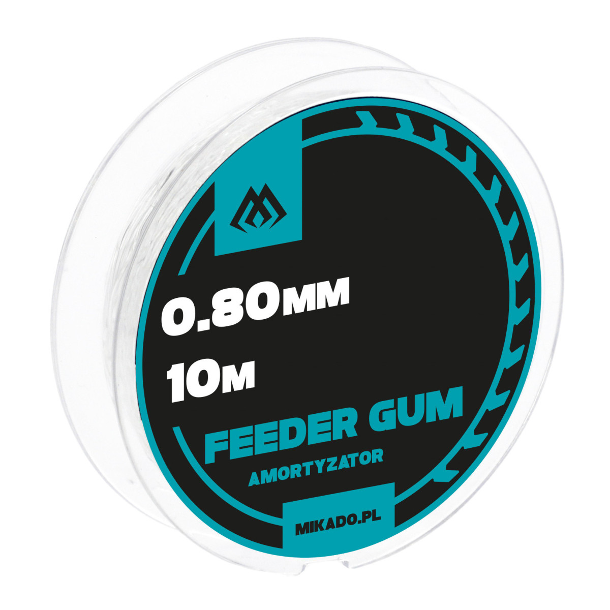 AMR01-004-008 Amortyzator Mikado Feeder Gum 10m - 0.80mm