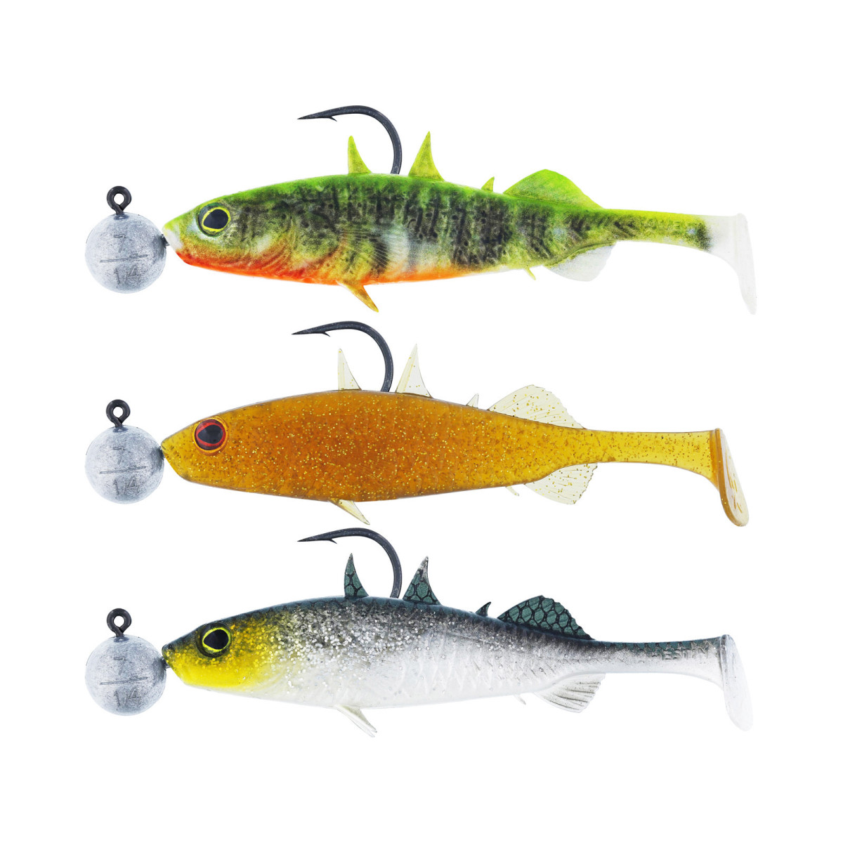 P229-992-222 Zestaw gum Westin Stanley The Stickleback R' N R 5.5cm - Dark Water Mix 10