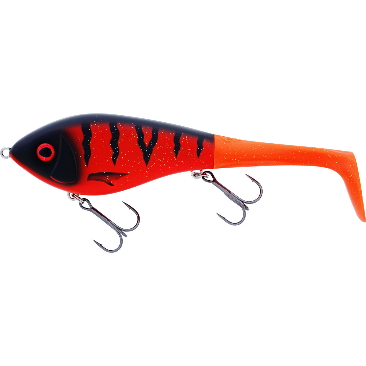 P230-540-225 Wobler Westin Swim Tail 12cm SUSPENDING - Fire