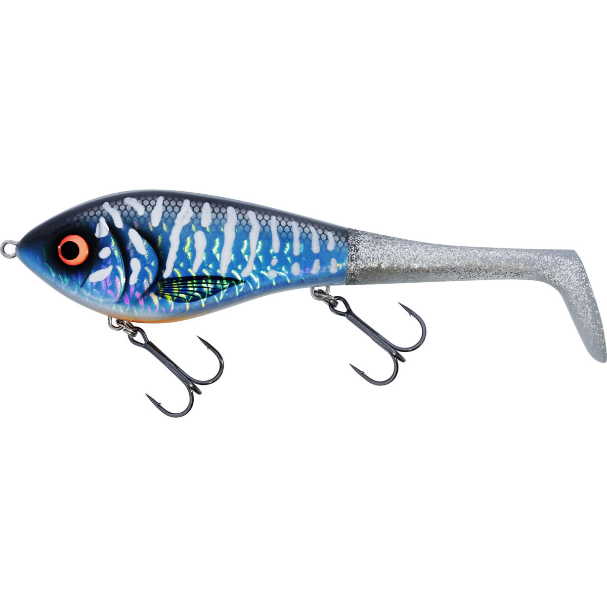 P230-1027-225 Wobler Westin Swim Tail 12cm SUSPENDING - Lagoon Pike