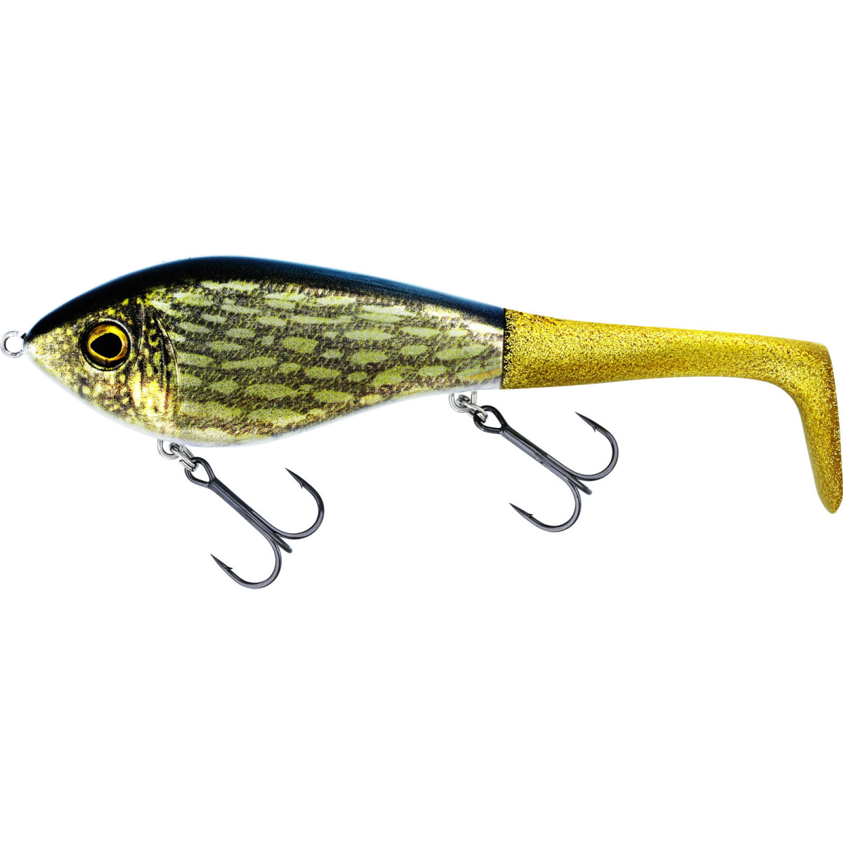 P230-630-225 Wobler Westin Swim Tail 12cm SUSPENDING - Real Pike