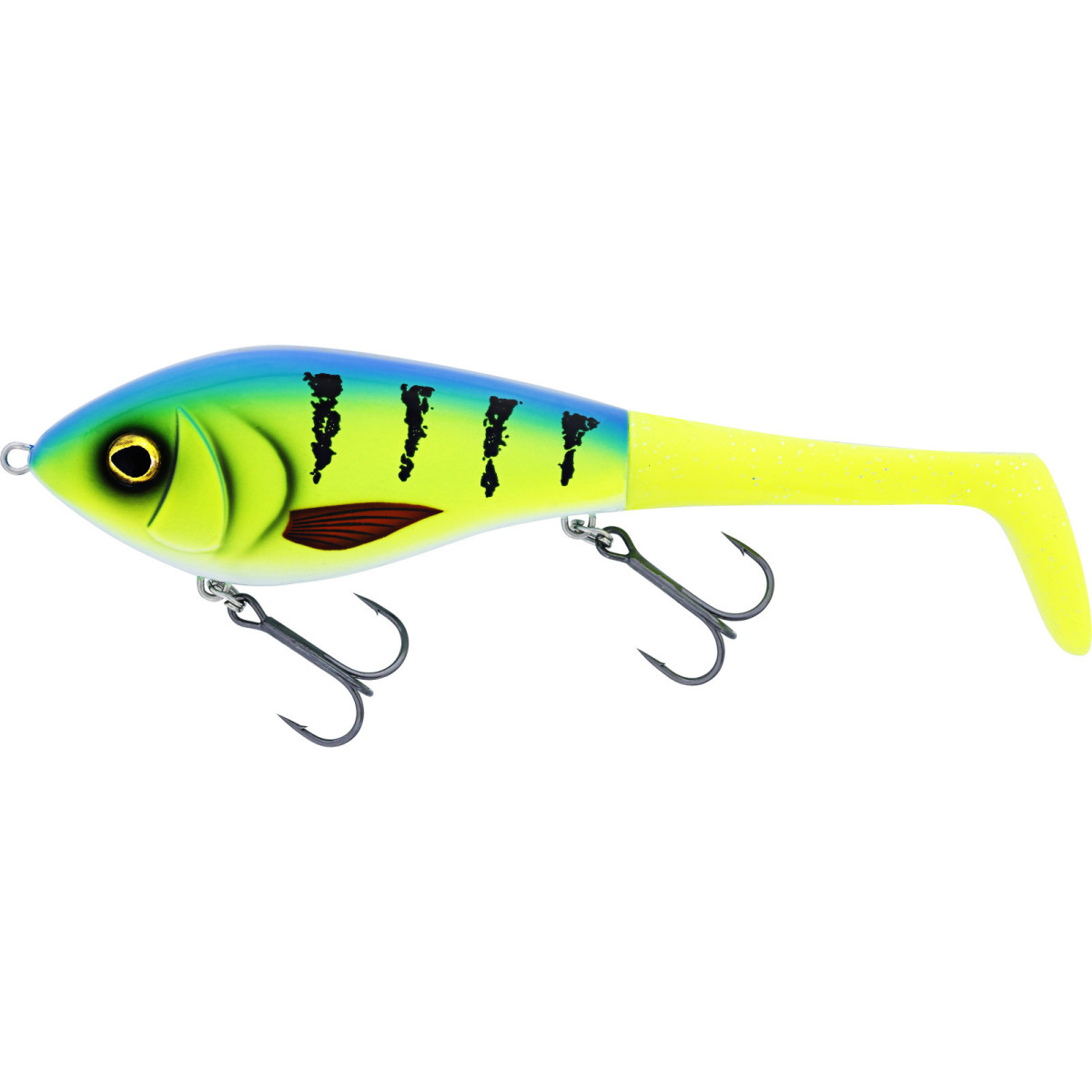 P230-1026-225 Wobler Westin Swim Tail 12cm SUSPENDING - Striped Bluegrass